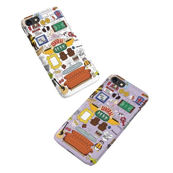 White The Friends Show Collab case for all IPhones - Picture 2 of 2